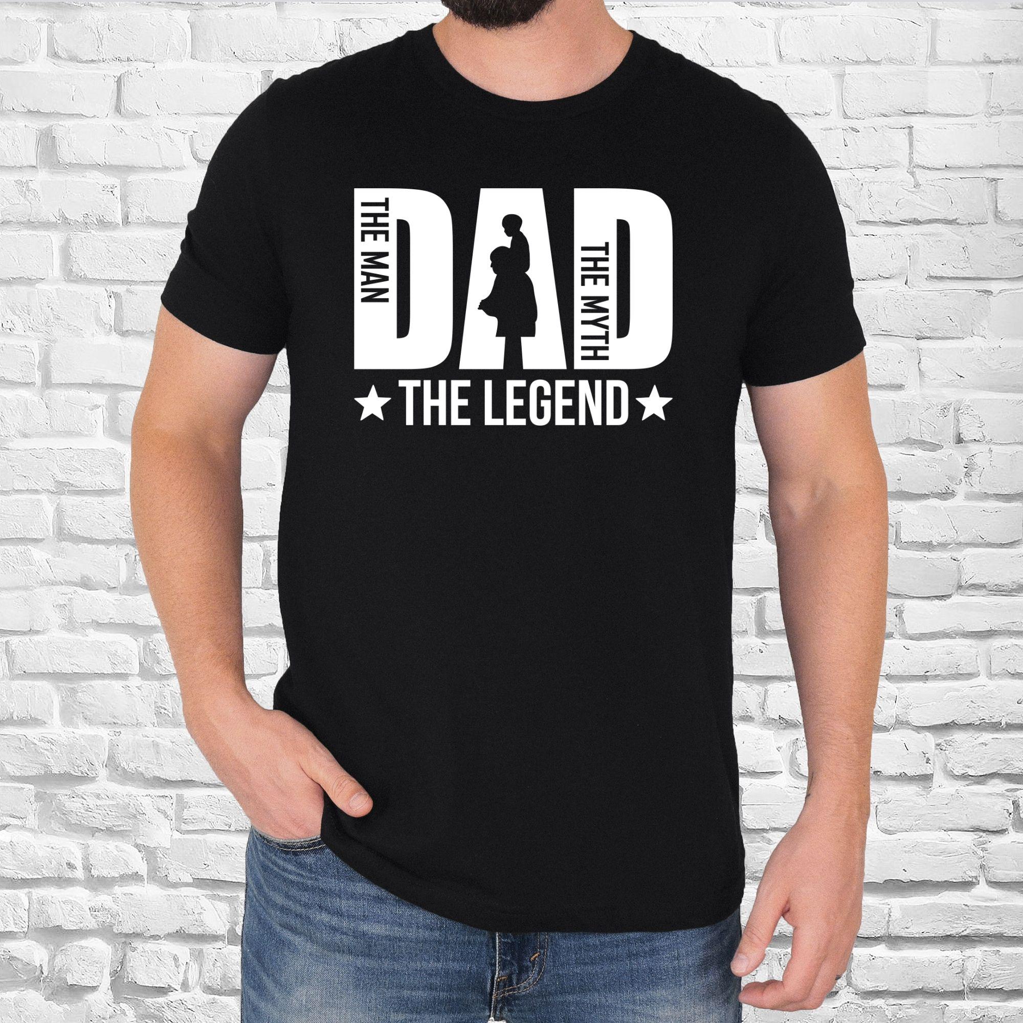 Funny Dad T Shirt Men, Father Gift Birthday, Legend Quote Shirt, Fathers Day Present, Gift For Him, Minimalist Tee, Xmas Gift Top