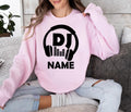 Custom DJ sweatshirt for DJs, music producers, festival performers, nightclub entertainers and electronic music fans. Perfect for live performances, studio recording, rehearsals, festivals and everyday wear. Every premium sweatshirt is professionally printed in the UK by TeezoraPrints, delivering warmth, comfort and vibrant print quality.