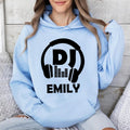 Searching for the perfect gift for a DJ? This personalised DJ hoodie is a thoughtful choice for birthdays, Christmas, Father's Day, Mother's Day or special celebrations. Featuring a custom DJ name with bold headphones artwork, every premium hoodie is professionally printed in the UK by TeezoraPrints for a memorable personalised gift.