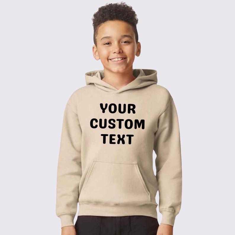Personalised custom text hoodie perfect for birthdays, Christmas, hen parties, stag parties, business events, team activities, family reunions, promotional campaigns, sporting events and group gatherings. A versatile custom hoodie suitable for almost any special occasion or celebration.