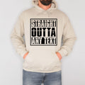 Straight Outta Any Text Hoodie perfect for birthdays, Christmas celebrations, family gatherings, reunions, hen parties, stag parties, sporting events, team activities, business promotions and personalised gift occasions. Create custom wording that matches the event and makes every occasion more memorable.