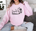 Personalised Arabic Calligraphy Sweatshirt, butterfly design sweatshirt, custom Arabic name sweatshirt, Islamic clothing, Muslim women top, modest fashion apparel, Eid gift idea, Ramadan present, Islamic gift, personalised Arabic apparel, Arabic typography sweatshirt, faith inspired clothing, custom name sweatshirt, Muslim fashion clothing, premium unisex sweatshirt.
