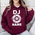 Looking for the perfect gift for a DJ or music producer? This personalised DJ hoodie makes a thoughtful gift for birthdays, Christmas, Father's Day, Mother's Day and special occasions. Featuring a custom DJ name with heartbeat artwork, every hoodie is professionally printed in the UK by TeezoraPrints.