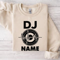 Looking for a unique gift for a DJ or music producer? This personalised sweatshirt makes a thoughtful present for birthdays, Christmas, Father's Day, Mother's Day and special celebrations. Featuring your custom DJ name with a heartbeat design, every sweatshirt is professionally printed in the UK by TeezoraPrints.