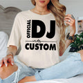 Celebrate your passion for music with this personalised Official DJ T-Shirt featuring a custom name and stylish heartbeat artwork. Whether you're performing live, mixing tracks in the studio or attending your favourite festival, this premium unisex tee keeps you comfortable while showing off your DJ identity. Printed in the UK by TeezoraPrints.
