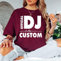 Stand out with this personalised Official DJ T-Shirt featuring your custom name and a modern heartbeat graphic. Designed for DJs, producers and electronic music lovers, this premium tee offers exceptional comfort and a bold professional look. Printed in the UK by TeezoraPrints, it's perfect for performances, festivals, parties and everyday wear.