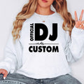 Featuring bold Official DJ lettering, a modern heartbeat waveform and a personalised name, this premium sweatshirt creates a clean professional look for DJs and music enthusiasts. The striking graphic makes it perfect for festivals, studio sessions and casual everyday fashion. Professionally printed in the UK by TeezoraPrints with premium-quality materials.