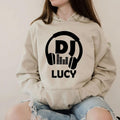 Custom DJ hoodie designed for DJs, music producers, festival performers, nightclub entertainers and electronic music fans. Perfect for live gigs, studio sessions, rehearsals, festivals and casual everyday wear. Every premium hoodie is professionally printed in the UK by TeezoraPrints, delivering warmth, comfort and vibrant print quality.