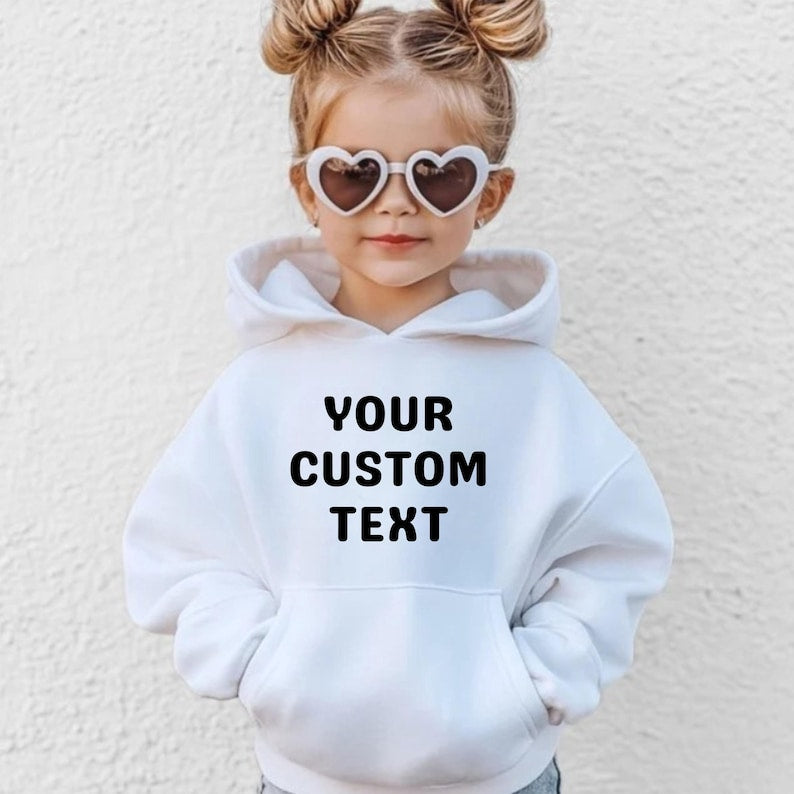 Comfortable custom text hoodie suitable for everyday wear, travelling, shopping, relaxing at home, outdoor activities and casual outings. The personalised front and back print design allows wearers to showcase their creativity while enjoying a soft and durable hoodie suitable for daily use.