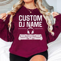 Stand out with this personalised DJ sweatshirt featuring your custom DJ name and modern controller artwork. Soft premium fabric, relaxed unisex fit and professional printing make it perfect for performances, festivals and daily wear. Every sweatshirt is made to order and professionally printed in the UK by TeezoraPrints.