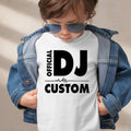 Searching for a unique gift for a DJ? This personalised Official DJ T-Shirt makes a thoughtful birthday, Christmas or special occasion gift for DJs, producers and music lovers. Customise it with any name to create a memorable keepsake. Professionally printed in the UK by TeezoraPrints with premium-quality printing.