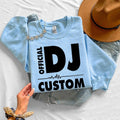 Celebrate your love for music with this personalised Official DJ Heartbeat Sweatshirt featuring bold typography, a heartbeat waveform and your custom name. Whether you're performing behind the decks, producing tracks or attending your favourite festival, this premium crewneck offers warmth, comfort and standout style. Printed in the UK by TeezoraPrints.