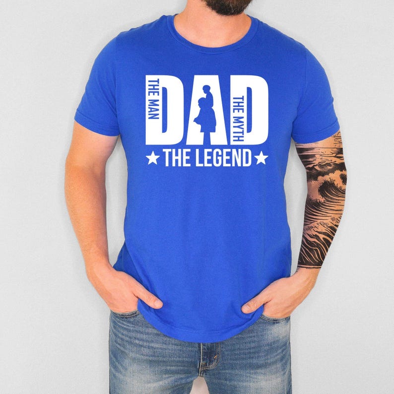 Funny Dad T Shirt Men, Father Gift Birthday, Legend Quote Shirt, Fathers Day Present, Gift For Him, Minimalist Tee, Xmas Gift Top