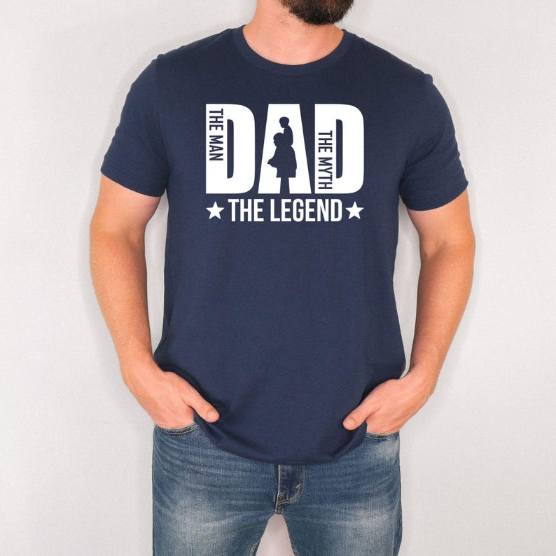Funny Dad T Shirt Men, Father Gift Birthday, Legend Quote Shirt, Fathers Day Present, Gift For Him, Minimalist Tee, Xmas Gift Top