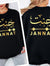 Personalised Arabic Name Sweatshirt designed for Muslims, Arabic speakers, Islamic fashion lovers, students, family members, friends, and anyone who appreciates custom Arabic typography clothing. Featuring elegant Arabic calligraphy printed on both the front and back, this premium sweatshirt appeals to men and women seeking personalised Arabic apparel, meaningful custom gifts, stylish Islamic fashion, and high-quality personalised clothing with cultural significance.