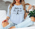 Personalised bridesmaid t shirt, bride squad shirt, maid of honour shirt, personalised bridal party shirt, custom wedding shirt, personalised bride t shirt, hen party outfit, bridal shower clothing, wedding morning shirt, bridesmaid proposal gift, matching bridal party tops and premium personalised wedding apparel printed in the UK.