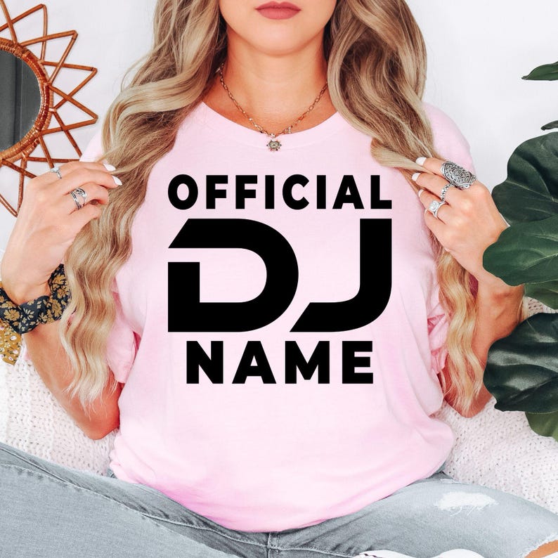 Looking for the perfect gift for a DJ or music producer? This personalised Official DJ shirt is a thoughtful gift for birthdays, Christmas, Father's Day, Mother's Day or special celebrations. Featuring a custom DJ name, every premium shirt is professionally printed in the UK by TeezoraPrints to create a unique keepsake.