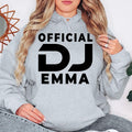 Perfect for DJ gigs, music festivals, recording studios, nightclub events, rehearsal nights, private parties, travel days and casual everyday wear. This personalised Official DJ hoodie combines warmth, comfort and professional style, while every order is professionally printed in the UK by TeezoraPrints using premium-quality materials.