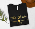 Personalised wedding shirts suitable for brides, bridesmaids, maid of honour, sisters, mothers, friends and bridal party members. Ideal for wedding groups looking for matching personalised outfits that celebrate friendship, family connections and special wedding memories in a stylish and coordinated way.