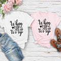 Celebrate every special moment with this When I Sip You Sip We Sip T Shirt, the perfect choice for wine lovers and best friends. Ideal for hen parties, girls' holidays, winery visits, birthdays and bridal showers, this premium graphic tee combines comfort with a fun statement design. Professionally printed by Teezora Prints, it's a thoughtful gift and matching outfit your group will love wearing again and again.