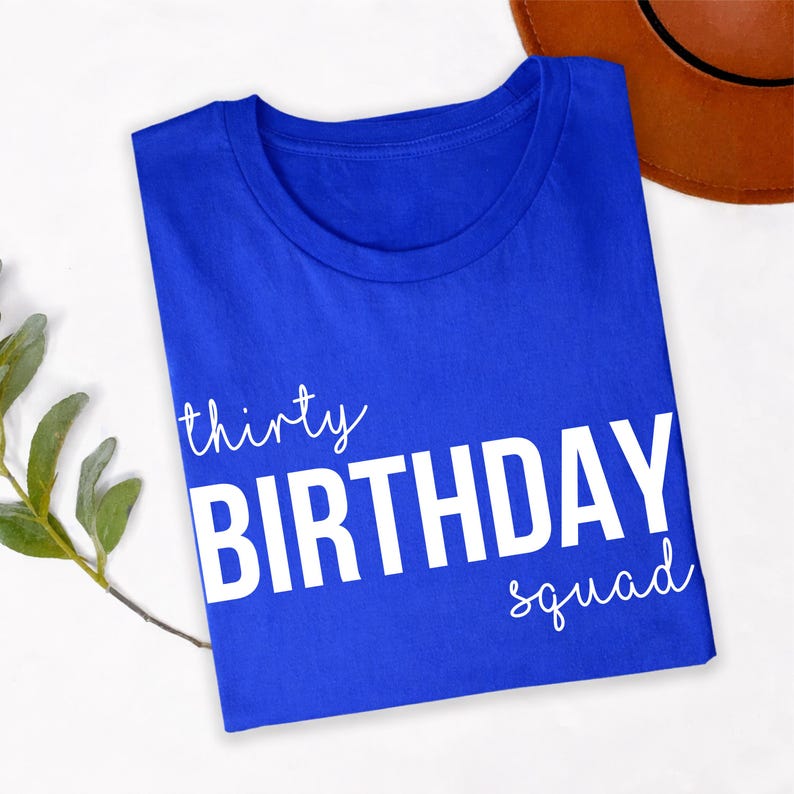 Looking for the perfect personalised birthday gift? TeezoraPrints custom birthday shirts allow you to personalise the age, name and wording for Birthday Squad, Birthday Crew or Hello Birthday designs. A thoughtful keepsake for family members, friends, couples and birthday groups celebrating together while creating lasting memories and matching party outfits.