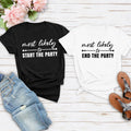 Custom hen party shirts including personalised Bride Tribe shirts, Bridesmaid shirts, Bride shirts, Maid of Honour shirts and Mother of the Bride shirts. Matching bridal party clothing, bachelorette outfits, personalised wedding apparel, funny girls trip shirts and custom name t shirts, exclusively printed by TeezoraPrints with premium quality.