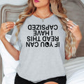 If You Can Read This I Have Capsized t shirt is perfect for kayaking trips, canoe adventures, paddle boarding sessions, camping weekends, river expeditions, lake holidays, beach vacations, boating events, outdoor festivals, kayaking competitions, paddle club meetups, family adventures, summer holidays, birthdays, Father's Day celebrations, weekend getaways, and everyday casual wear. The unique upside-down typography and humorous kayaking quote create an unforgettable conversation starter while celebrating a