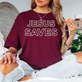 Searching for a meaningful Christian gift that boldly shares the message of faith? This Jesus Saves t shirt features a clean minimalist typography design that never goes out of style. Professionally printed on a premium quality unisex t shirt, it offers exceptional comfort, durability, and everyday wearability. Perfect for church services, worship nights, Bible study groups, Easter, Christmas, baptisms, mission trips, birthdays, and thoughtful gifts for Christians of every age.