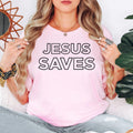 Jesus Saves t shirt makes a meaningful gift for pastors, church leaders, youth pastors, missionaries, worship teams, Bible study members, Christian mums, Christian dads, husbands, wives, sons, daughters, grandparents, friends, and anyone who loves Jesus. This premium Christian graphic shirt is perfect for birthdays, Easter, Christmas, baptisms, confirmations, ministry appreciation gifts, church events, and faith-filled celebrations.