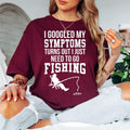 Funny fishing t shirt featuring the quote 
