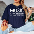 Music Lover Shirt, Music Is The Answer To Your Problems Shirt, Music Quote Tee, Musician T Shirt, Music Teacher Shirt, Band Shirt, Choir Tee, Concert Shirt, Singer Gift, DJ Shirt, Guitar Lover Tee, Piano Lover Shirt, Drummer T Shirt, Music Student Shirt, Orchestra Shirt, Music Gift, Music Graphic Tee, Inspirational Music Shirt, Premium Music Apparel, Casual Music Clothing, Music Fan Shirt, Typography Music Tee, Music Fashion Shirt, Graphic Music Tee.