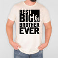 Best Big Brother Ever T Shirt featuring a bold typography design with a heartwarming sibling silhouette graphic. This premium printed t shirt celebrates the special relationship between siblings and is ideal for proud big brothers. Professionally printed in the UK using durable printing technology for long-lasting quality and everyday comfort.