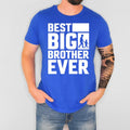 Stylish big brother t shirt featuring bold typography and a modern graphic layout. The high contrast design creates an eye-catching appearance while remaining versatile enough to pair with jeans, shorts and casual outfits. Ideal for everyday wear and family-focused occasions.