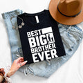 Big Brother Ever shirt designed as a thoughtful gift for brothers celebrating the arrival of a new sibling. Perfect for birthdays, Christmas, pregnancy announcements, baby reveals and family celebrations. This meaningful t shirt combines comfort, style and sentimental value, making it a memorable gift for any big brother.
