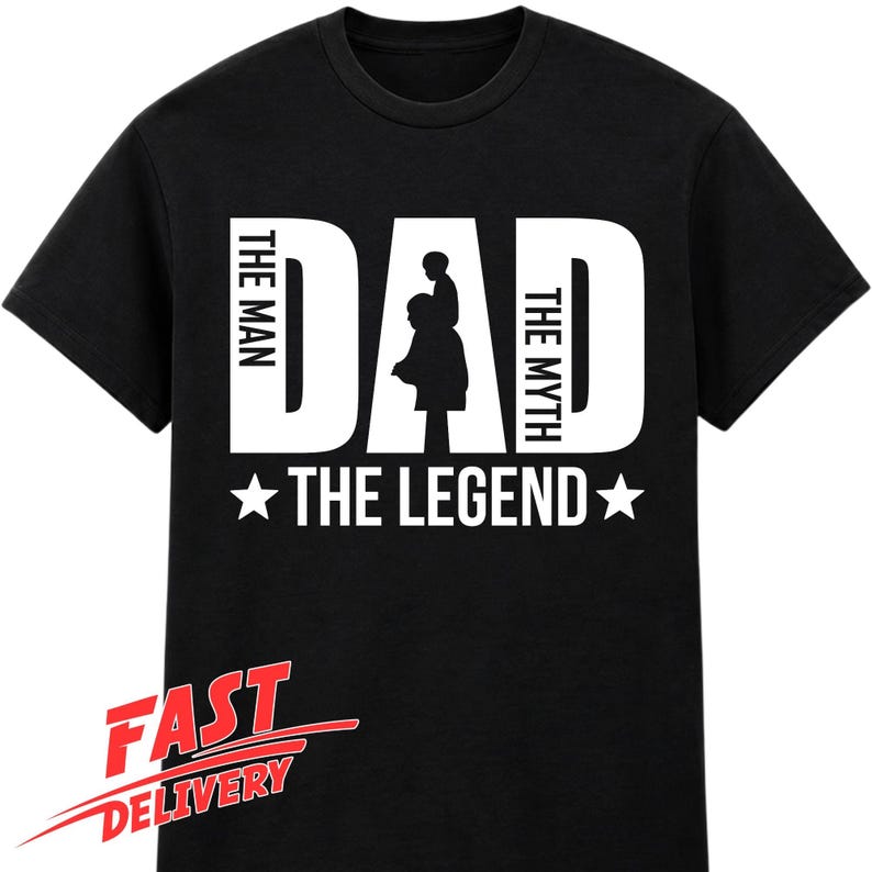Funny Dad T Shirt Men, Father Gift Birthday, Legend Quote Shirt, Fathers Day Present, Gift For Him, Minimalist Tee, Xmas Gift Top