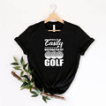 Teezora Prints Searching for the perfect gift for a golfer? This Sorry I'm Easily Distracted By Golf T Shirt combines a bold typography layout with eye-catching golf ball graphics to create the ultimate statement tee for golf lovers. Professionally printed on a premium quality unisex t shirt, it delivers outstanding comfort, durability, and timeless style. Perfect for birthdays, Father's Day, Christmas, golf tournaments, club competitions, retirement gifts, holidays, and everyday wear on or off the golf cou