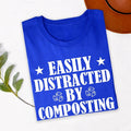 Looking for a thoughtful gift for a gardener or compost enthusiast? This Easily Distracted by Composting shirt is an excellent choice for birthdays, holidays, Father's Day, Mother's Day or any special occasion. Every premium t-shirt is professionally printed in the UK by TeezoraPrints, making it a memorable gift for anyone who loves gardening and the environment.