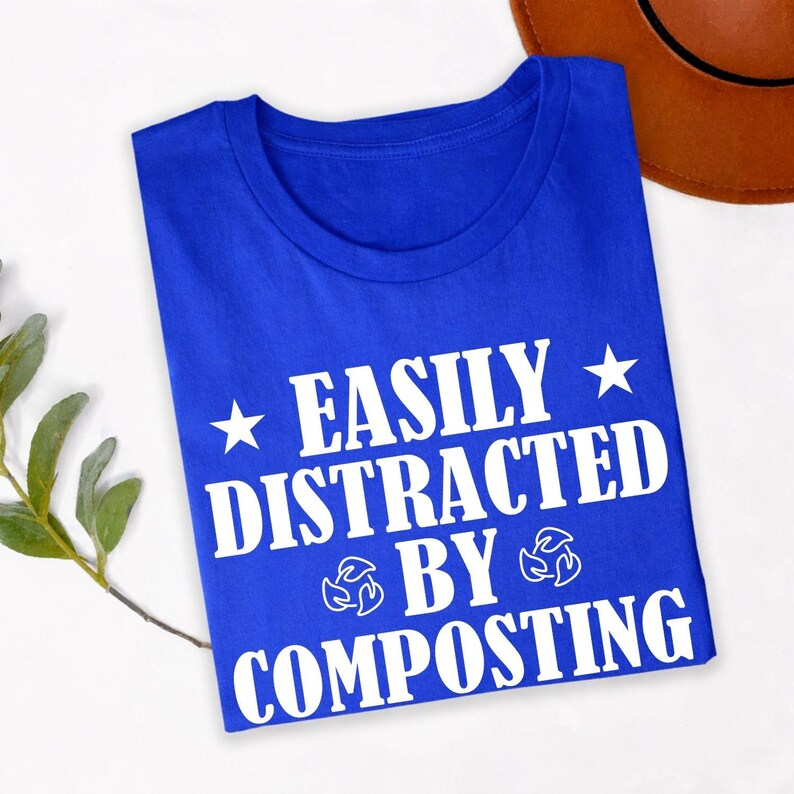 Looking for a thoughtful gift for a gardener or compost enthusiast? This Easily Distracted by Composting shirt is an excellent choice for birthdays, holidays, Father's Day, Mother's Day or any special occasion. Every premium t-shirt is professionally printed in the UK by TeezoraPrints, making it a memorable gift for anyone who loves gardening and the environment.