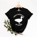 Funny duck lover shirt designed for bird enthusiasts, wildlife lovers, animal fans and outdoor adventurers. Ideal for parks, lakes, nature reserves, bird watching, countryside trips and weekend outings. Every premium graphic t-shirt is professionally printed in the UK by TeezoraPrints, providing vibrant colours, comfort and lasting quality.