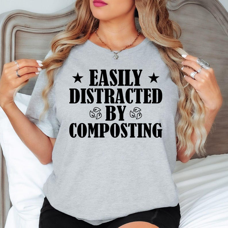 Ideal for gardening sessions, allotment visits, compost turning, outdoor work, garden centre shopping, farmers' markets, environmental events, eco fairs and casual everyday wear. This funny composting shirt combines comfort with personality, while every order is professionally printed in the UK by TeezoraPrints using premium-quality materials.