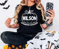 Custom Pumpkin Season T Shirt personalised with your chosen name, featuring a cute pumpkin-inspired design and seasonal lettering. A fun autumn clothing choice for pumpkin picking, Halloween celebrations, autumn gatherings, seasonal photographs and everyday outfits. Personalised gift idea for women, mums, sisters, best friends and pumpkin lovers.